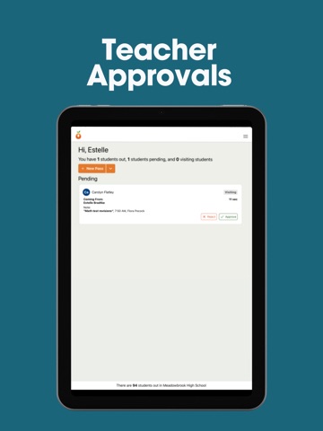 OrangePasses iPad screenshot