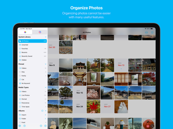 HashPhotos iPad app afbeelding 1