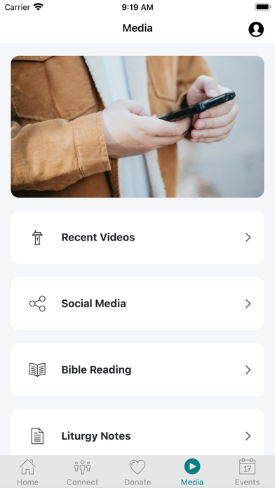 Screenshot 3 of St. Anthony Parish Sacramento App
