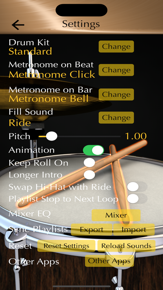 #10. Drum Loops & Metronome Pro (iOS) Podle: Learn To Master Ltd