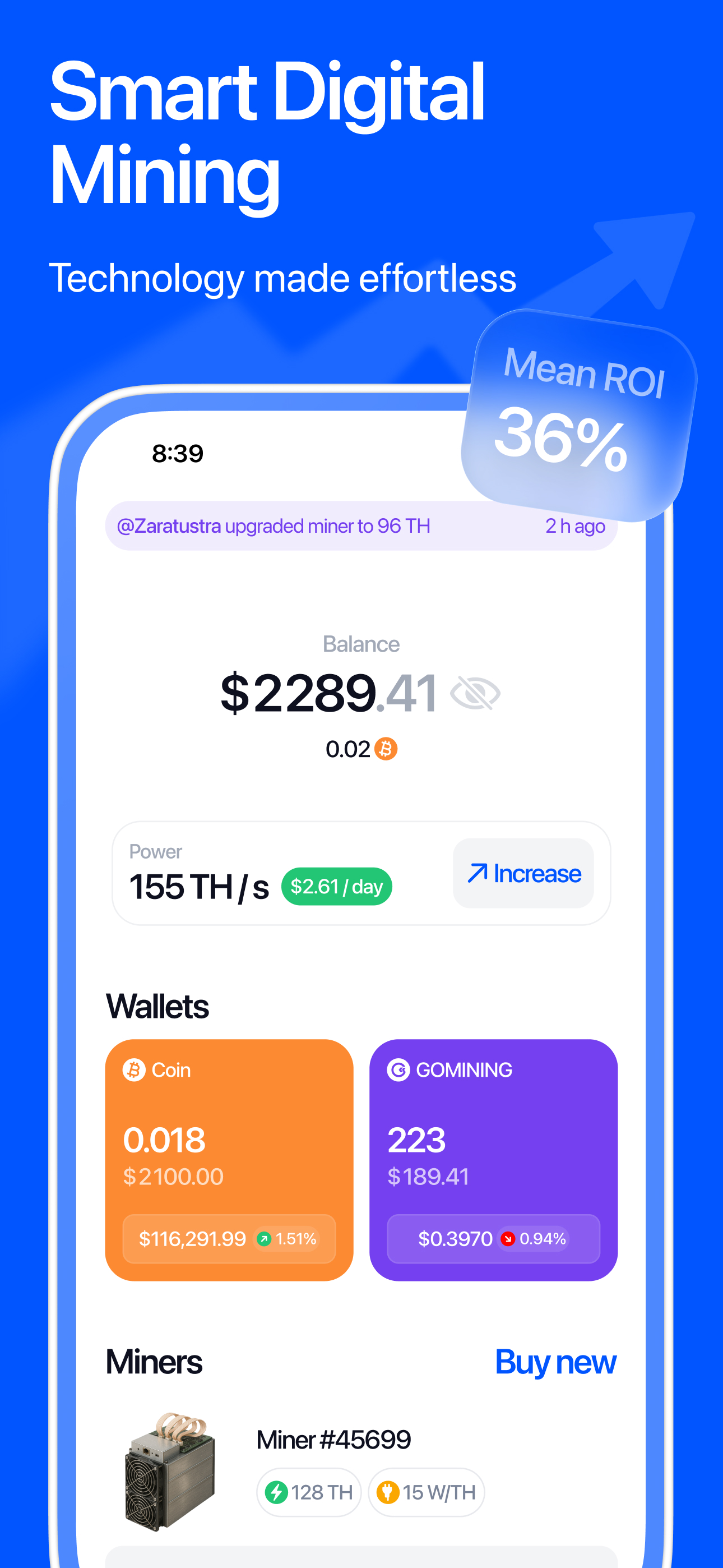 GoMining Lite: Coin Mining App