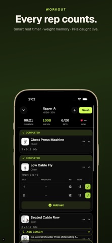 Hadeed: Calorie Counter & Gym iPhone screenshot