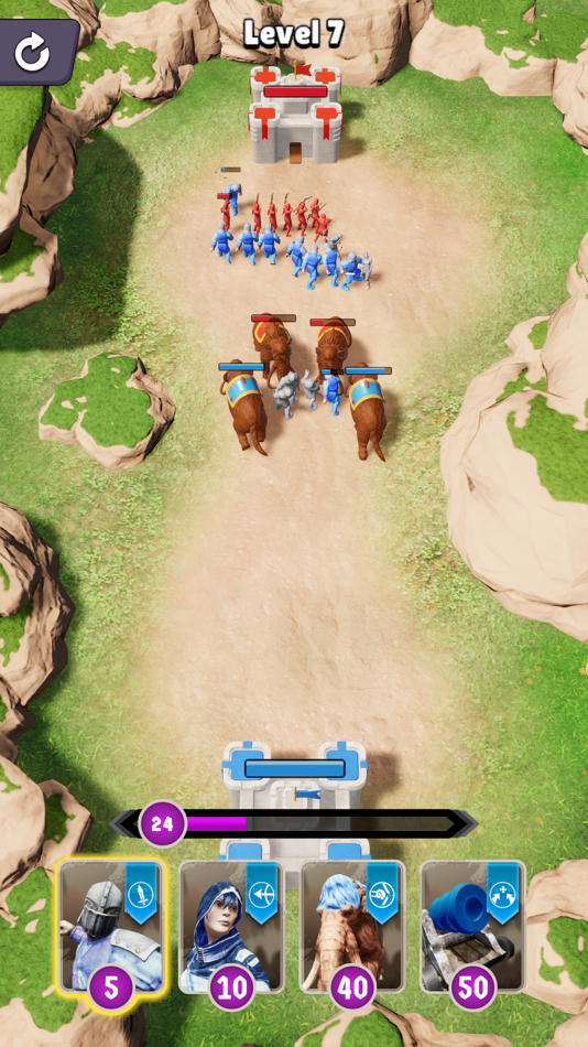#3. Clash Draw (iOS) Podle: Rawky Studios