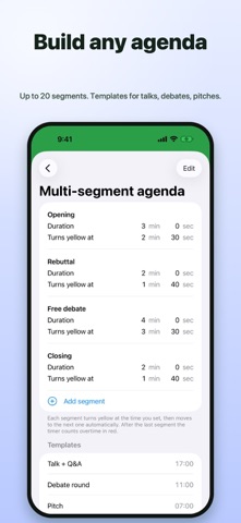 PaceTimer: Speech Timer Screenshot 6 of 6