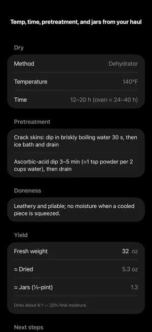 Cure: Dehydrate & Store screenshot 2