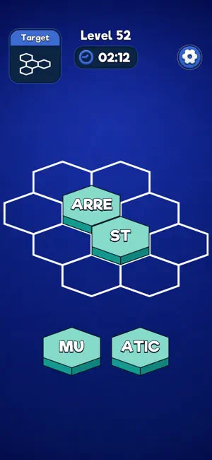 Hexa Words: Pair Puzzle screenshot 3
