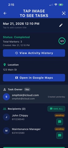 SMPLTSK - Visual Task List iPhone screenshot