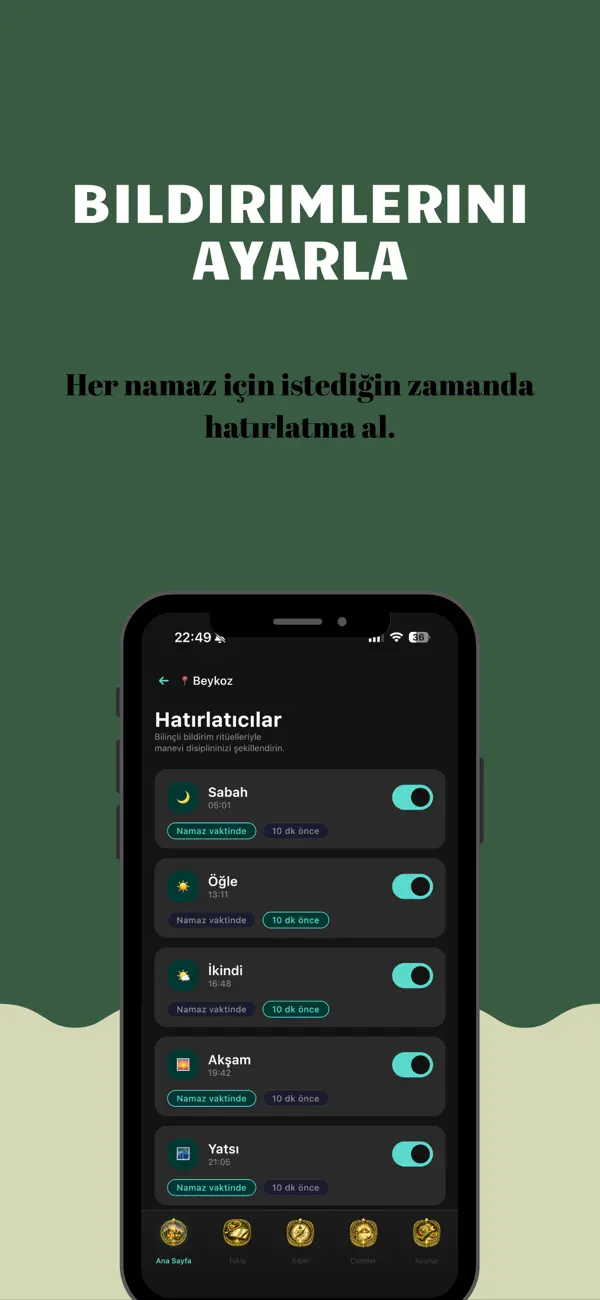 Screenshot #2 pour Ezan Vakitleri & En Yakın Cami