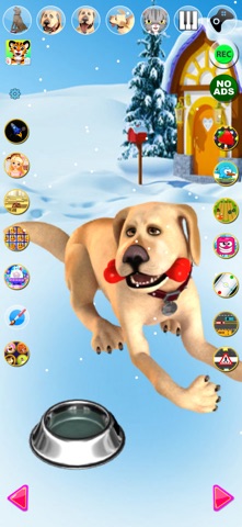Talking John Dog - Frozen City iPhone screenshot