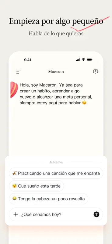 Macaron IA – Tu IA personal screenshot 2 of 7