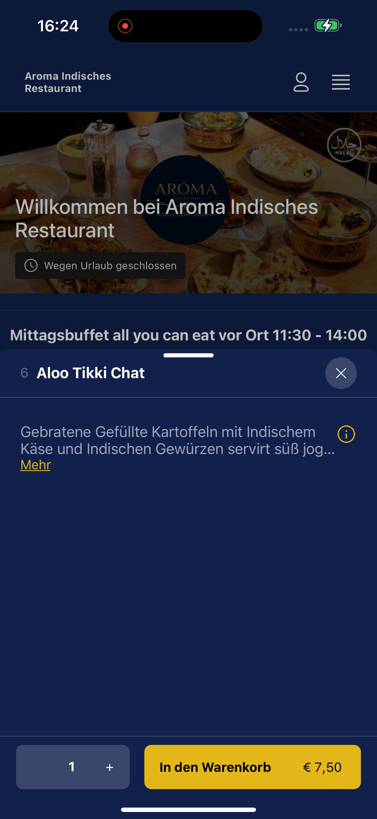 Aroma Indisches Restaurant screenshot 8