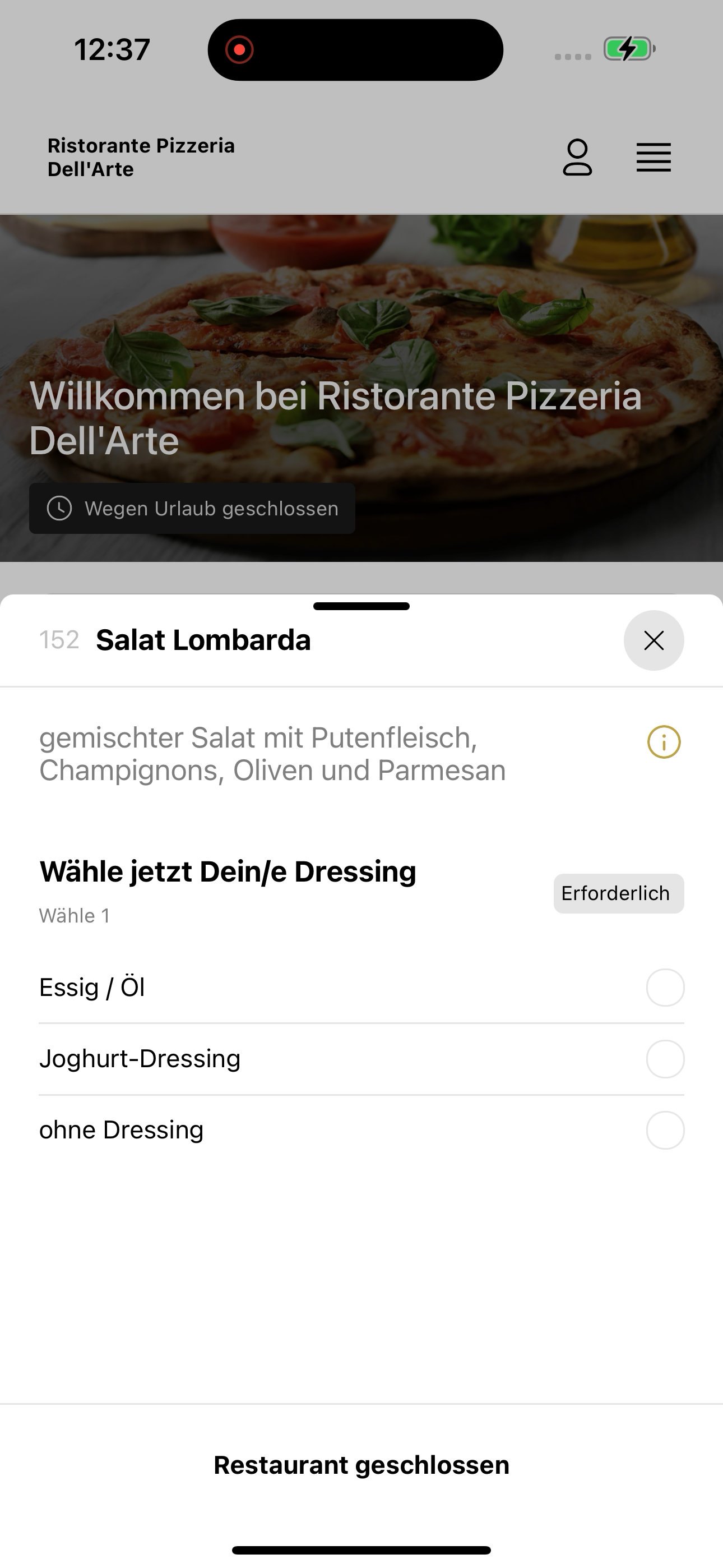 Ristorante Pizzeria Dell' Arte screenshot 7