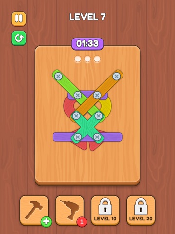 Nut Bolt Screw Puzzle Game iPad screenshot