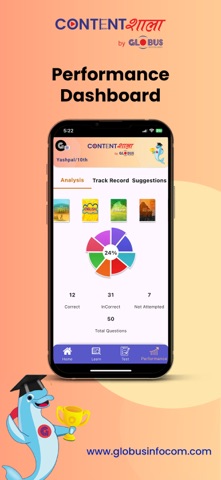 ContentShaala K12 Learning App iPhone screenshot