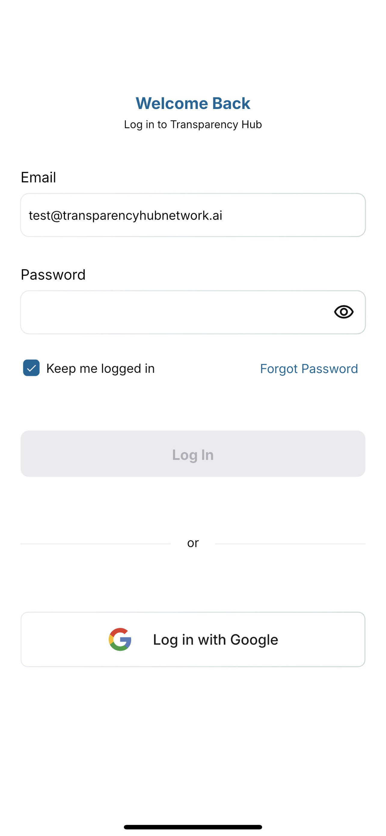 Transparency Hub Network screenshot 10