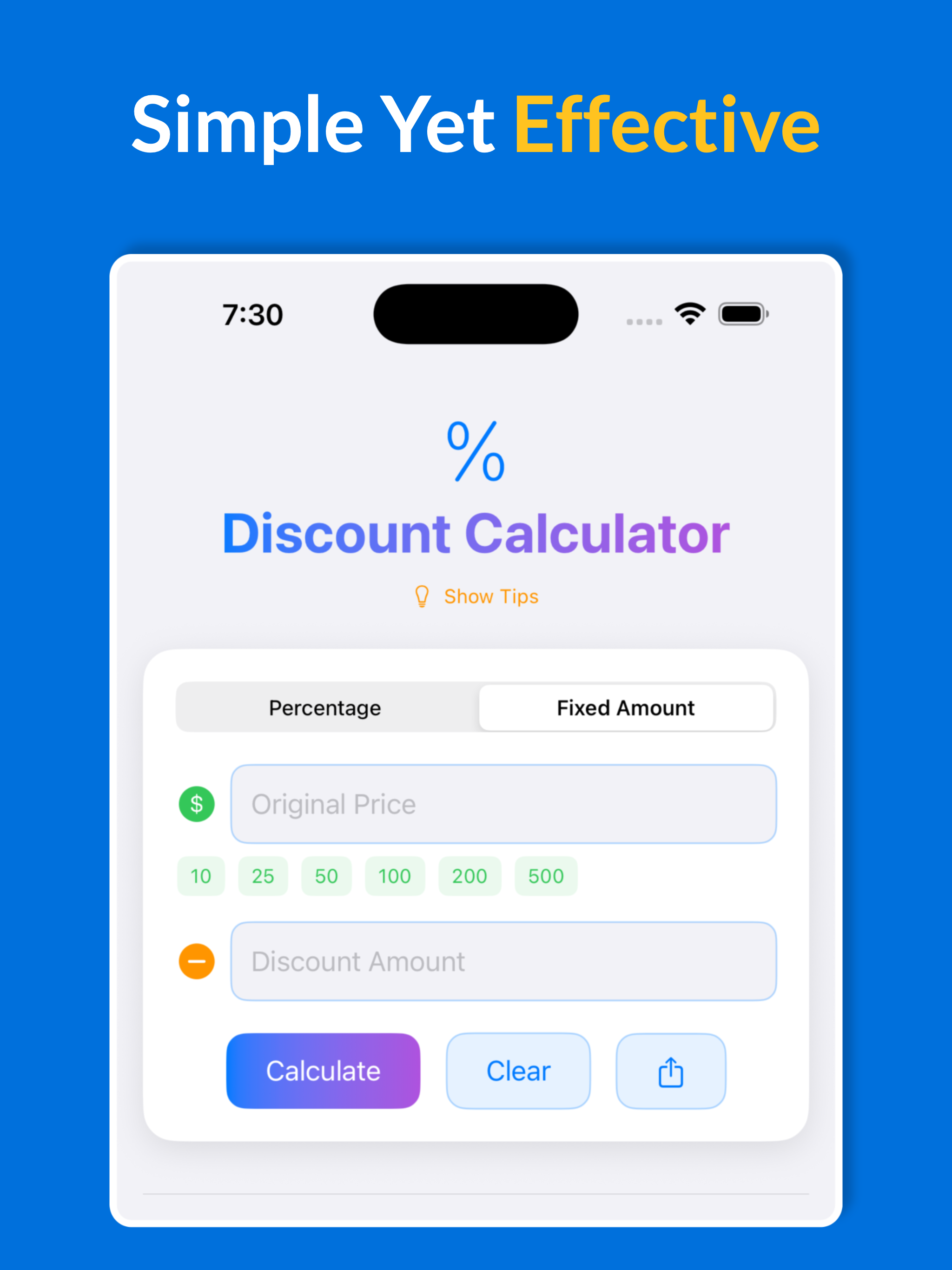 Personal Discount Calc screenshot 7