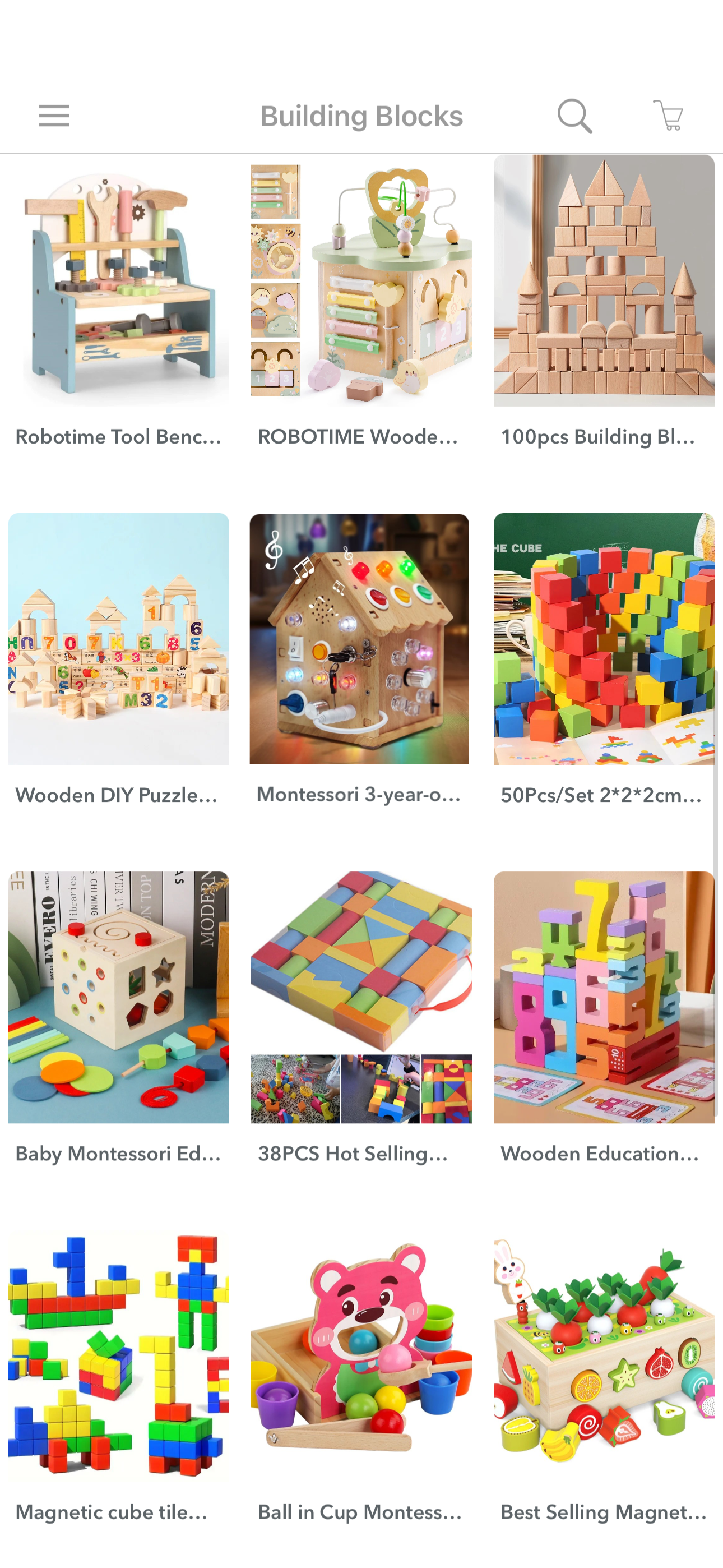 Toy shop online screenshot 6