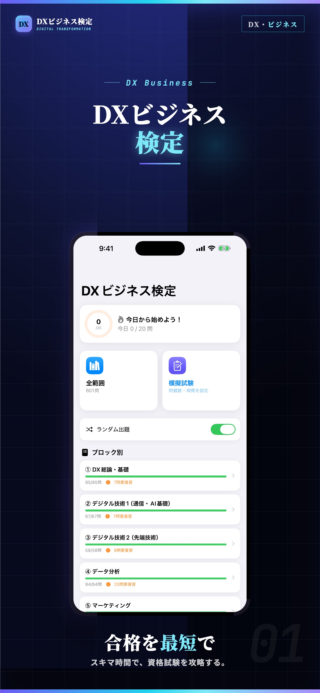 Screenshot 1 of DXビジネス検定 試験対策・問題集