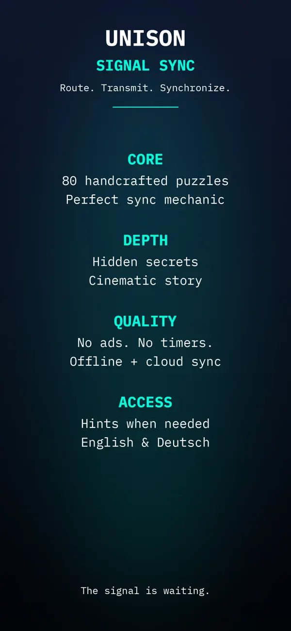 Screenshot #1 pour Unison - Signal Sync