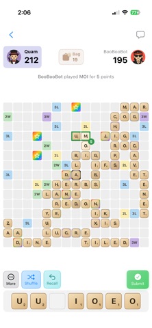 Tile & Error: Words and Chaos iPhone screenshot