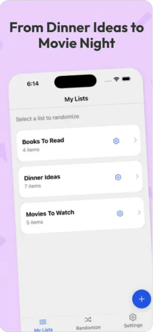 RandoList screenshot 1