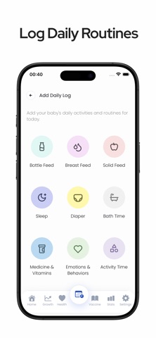 Baby Tracker, Newborn Log screenshot
