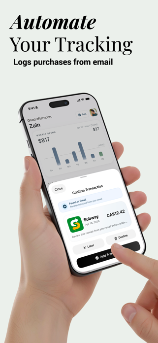 SimplyBudget AI Screenshot 4 of 5