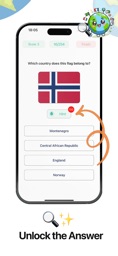 Screenshot of Guess World Flags: Quiz Games