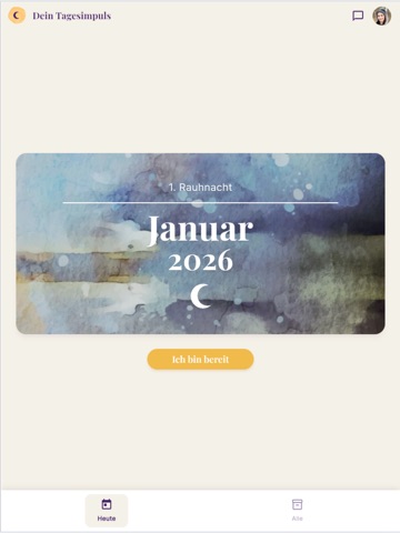Rauhnächte 2025 iPad screenshot