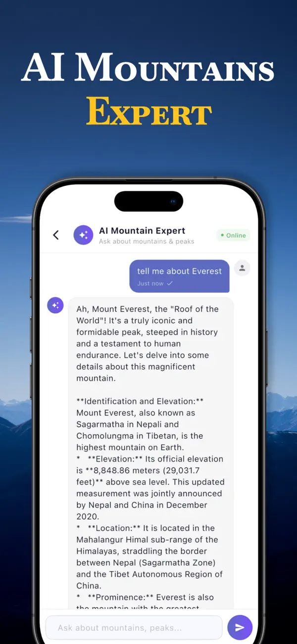 #3. Mountain Identifier: PeakGuide (iOS) โดย: veysel yesilmen