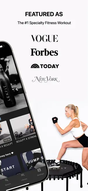 LEKFIT online studio screenshot 2