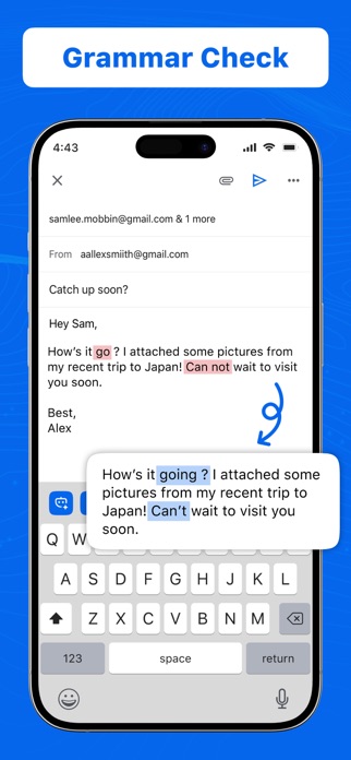 AI Keyboard - Chatbot, Grammar Screenshot 3 of 4