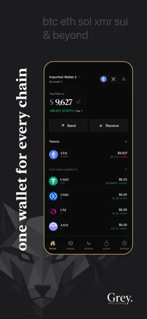 Grey Wallet: BTC, ETH & crypto screenshot 3