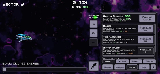 Screenshot of Nebula Navigator