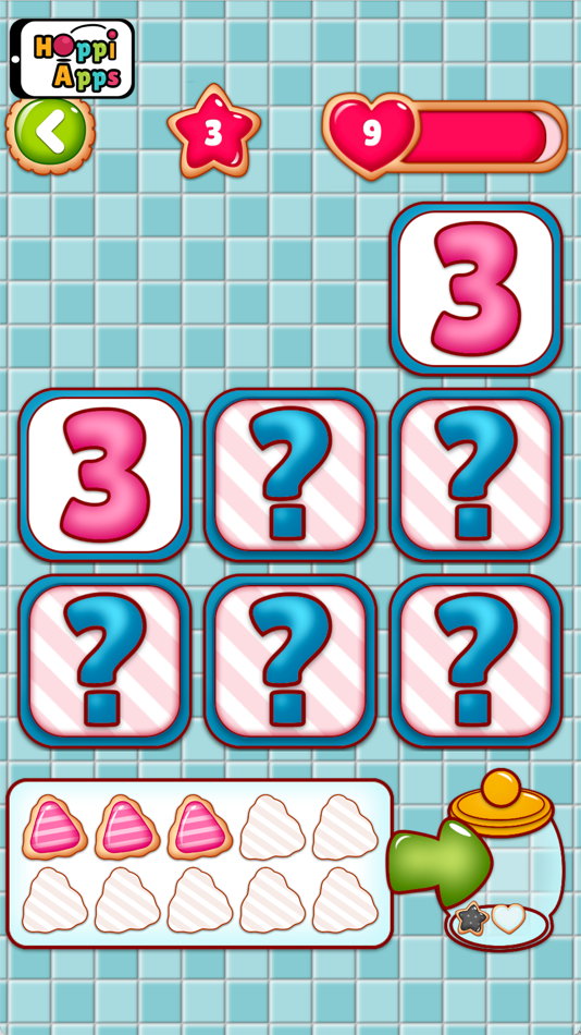 #1. Memory Cookies Match game (iOS) By: HoppiApps Inc.