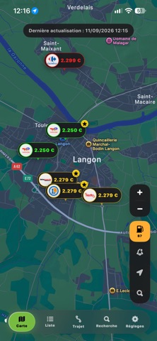 CarbuNow - Prix Du Carburant Screenshot 1