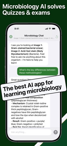 Microbiology AI Study Solver iPhone screenshot