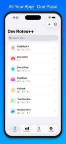 Dev Notes++ screenshot
