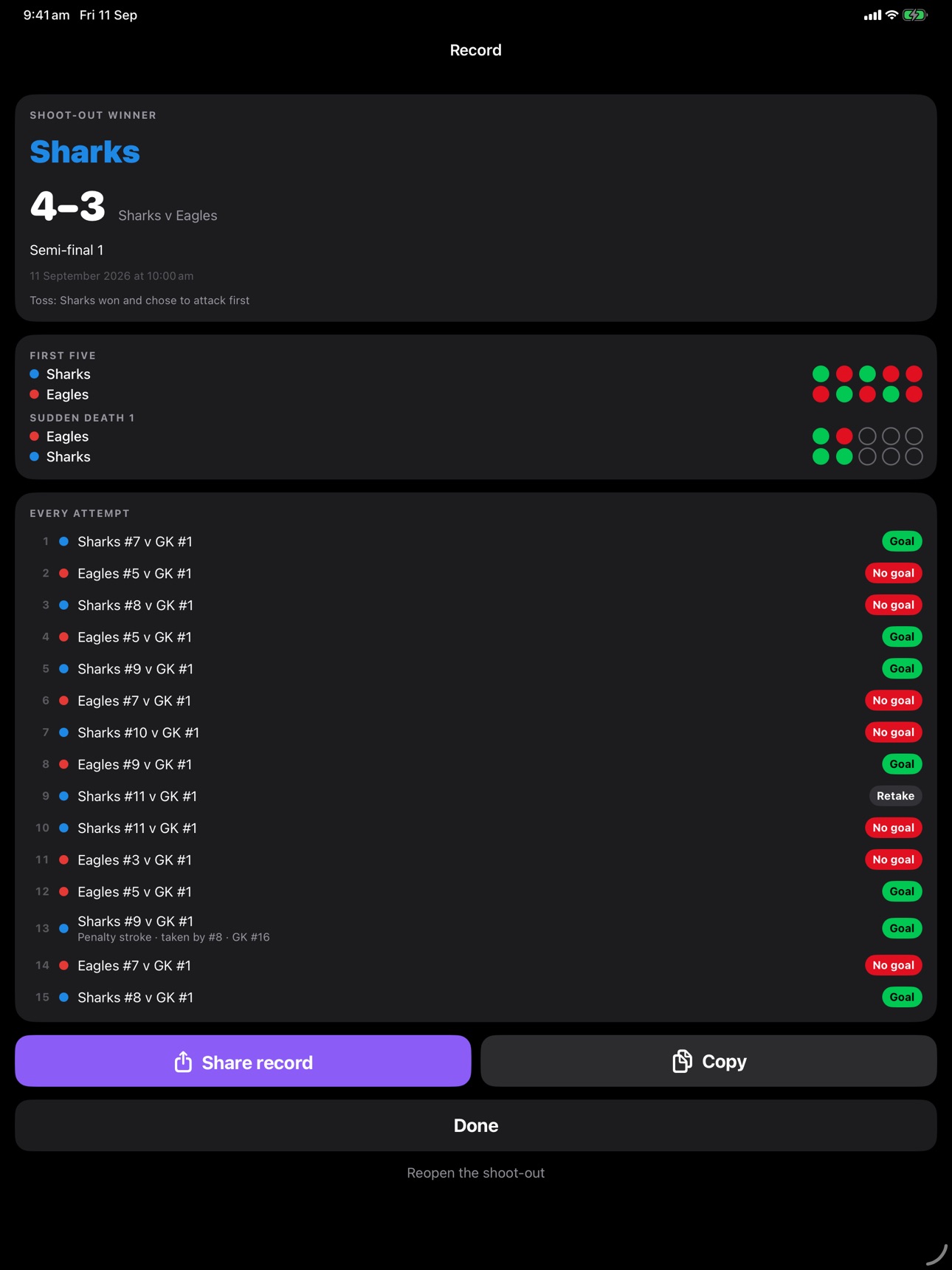 Screenshot 10 of Hockey Shoot-out