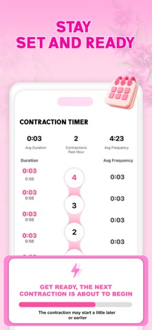 Contraction Timer: Labor Timer Screenshot 3 of 5