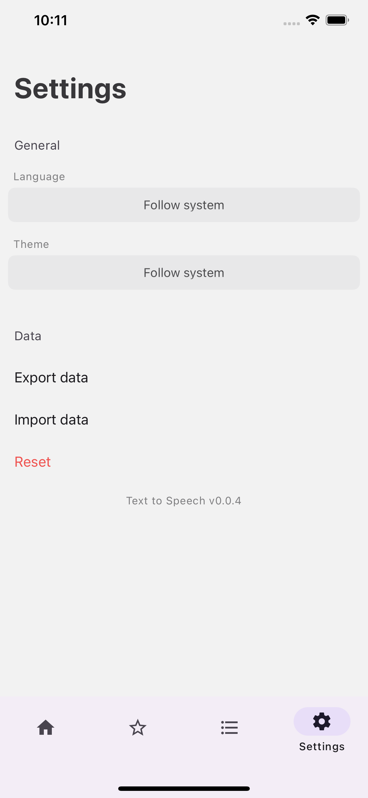 Text to Speech TTS