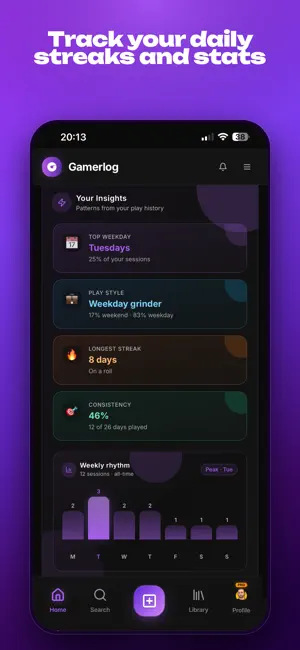 Gamerlog: Video Game Tracker screenshot 4