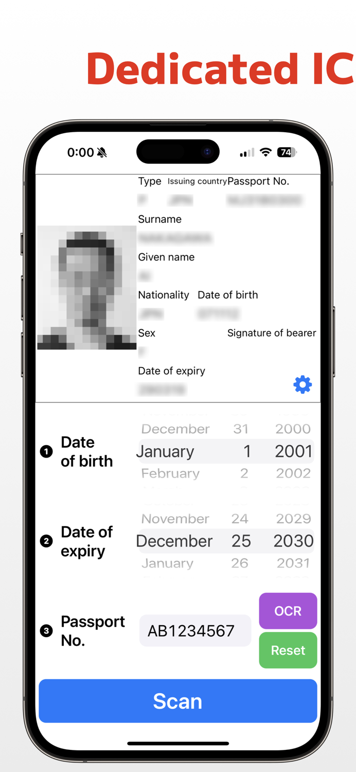 Passport Reader - NFC Passport