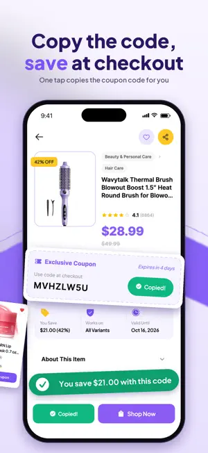 Daily Coupons: Deals & Savings screenshot 2