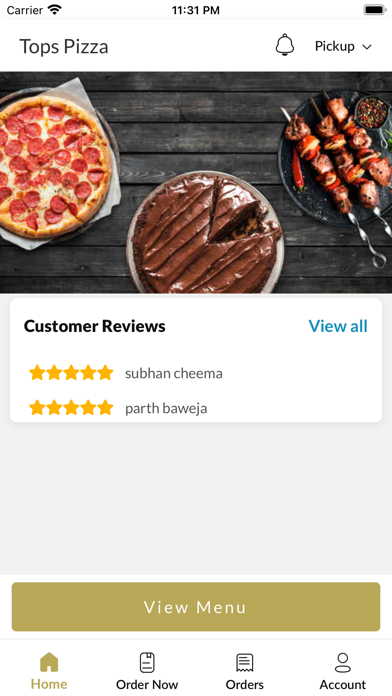 Tops Pizza Canterbury Screenshot