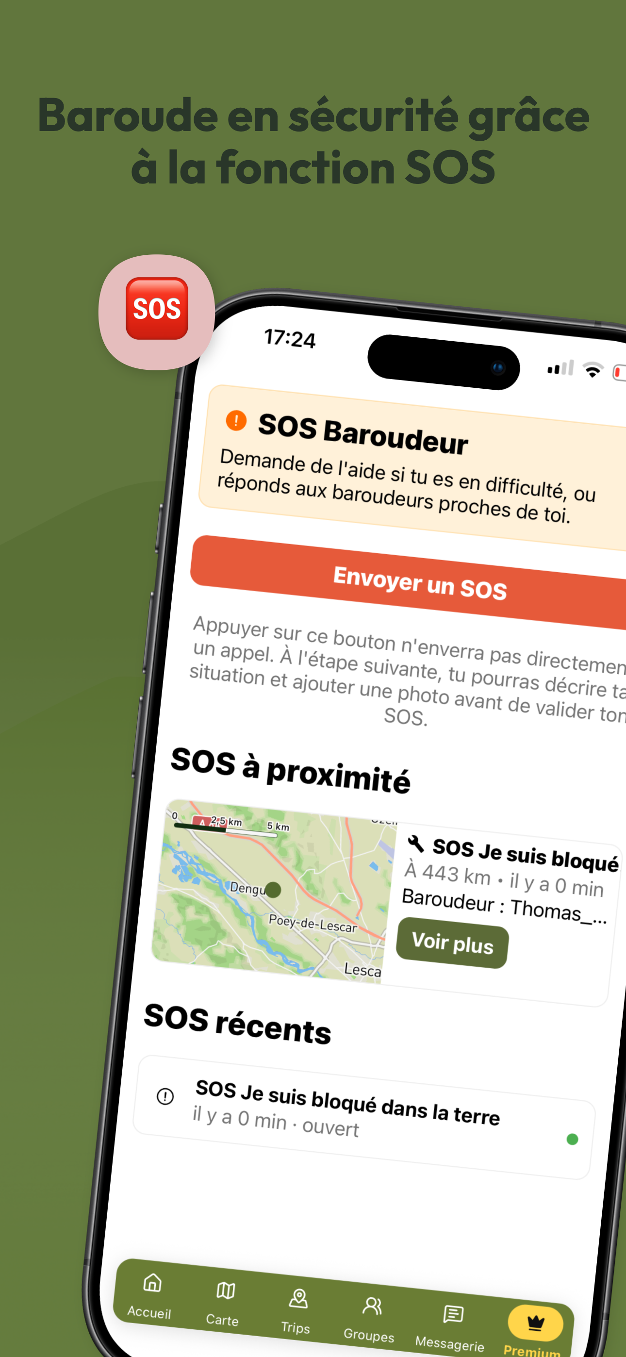 Baroudeur Map