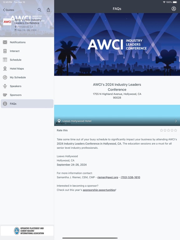 Screenshot #4 pour AWCI Events