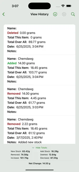 WeedTracker screenshot 2