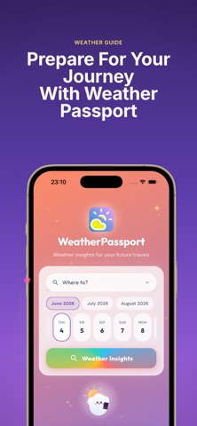 Weather Passport: Trip Planner screenshot