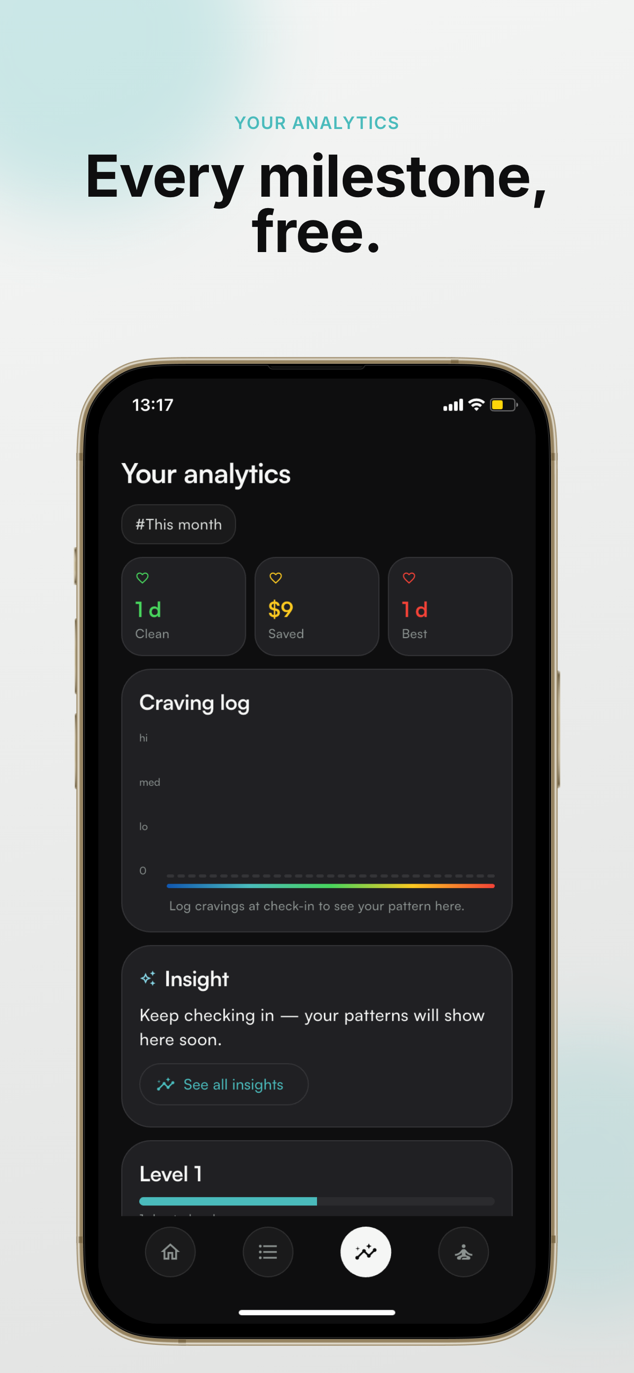 Cairn: Sober Streak Tracker screenshot 5